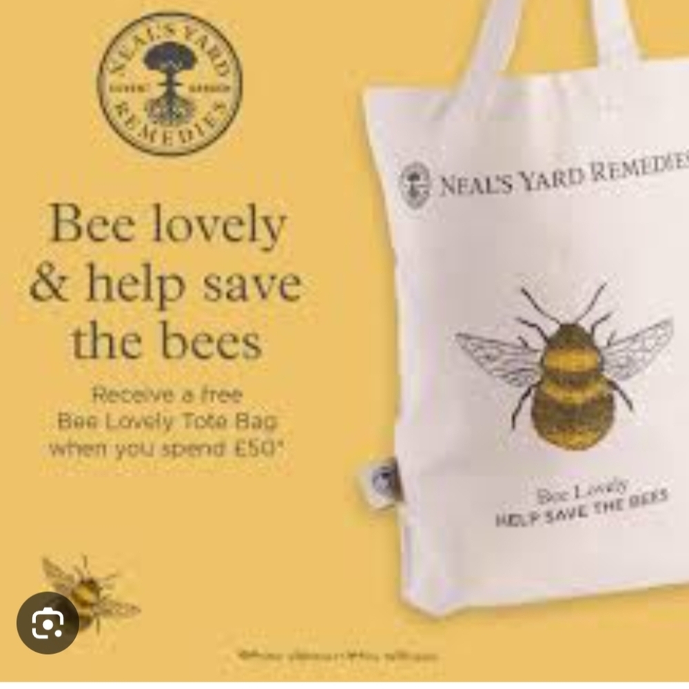 🐝 Neal's Yard Remedies Bee Lovely Tote